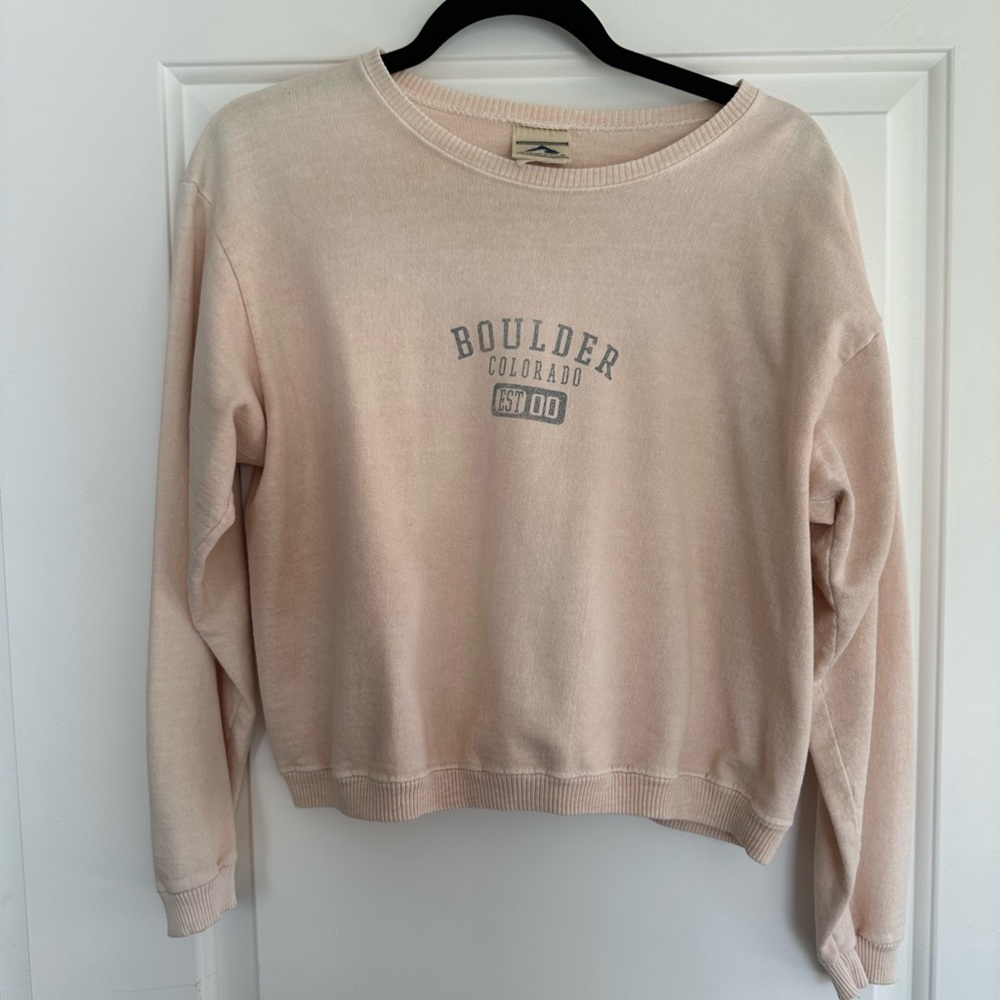 Boulder, CO Vintage Cropped Sweatshirt